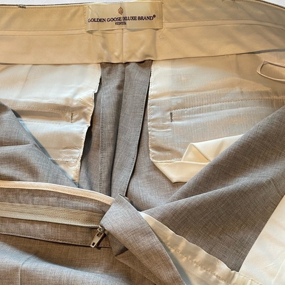 Golden Goose RARE Deluxe Brand Veneza capri grey pants trousers lace high rise - Picture 6 of 16